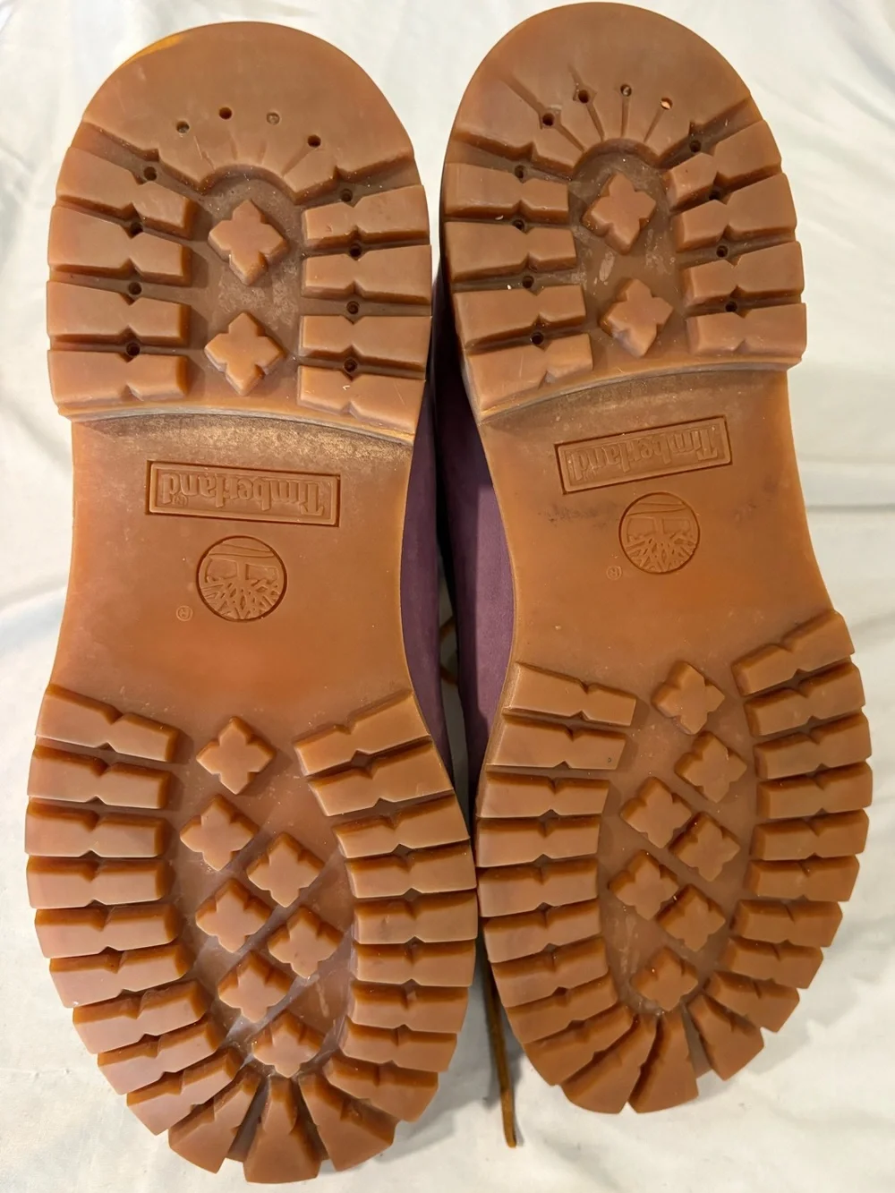 Timberland Premium 6-Inch Waterproof Boots in a Purple Nubuck